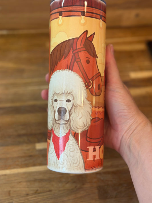 Personalised Tumbler 20oz - Howdy