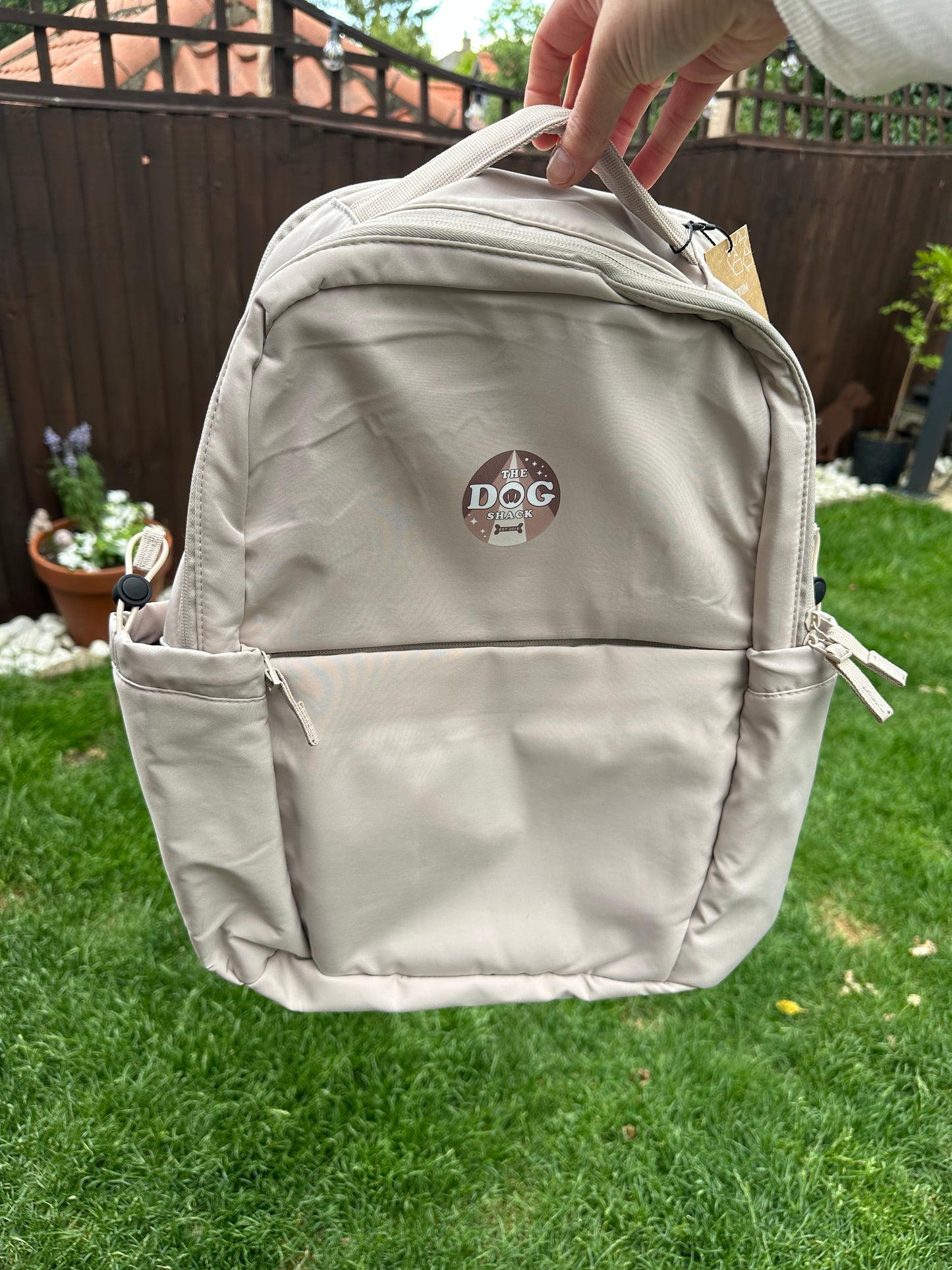 The Dog Shack Backpack- Stone