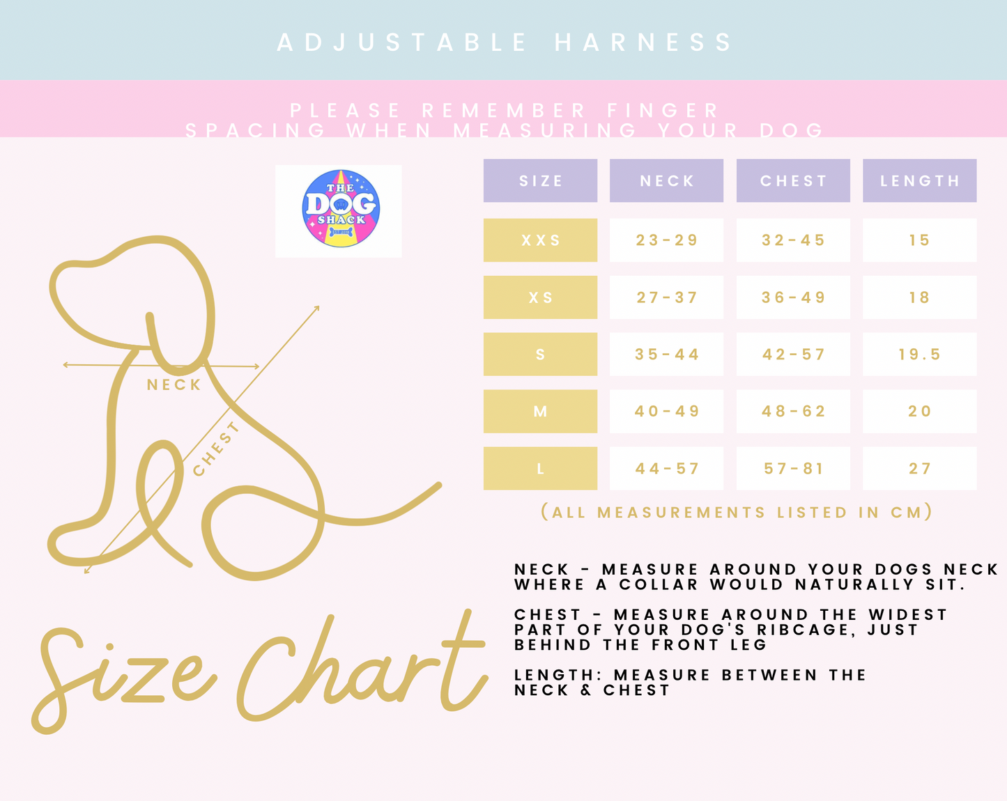 Adjustable 1 Clip & 3 Clip Harness - Clever Little Sausages