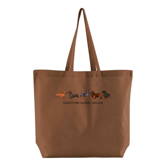 Dachshund Mum Maxi Tote Bag
