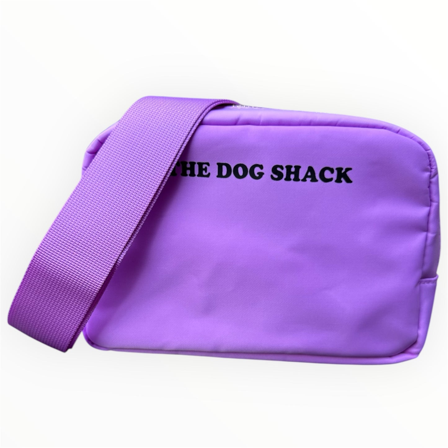 Dog Walking Across The Body Bum Bag - Purple