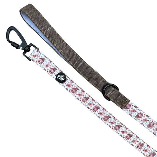 Lead - Brown Tweed x Highland Cow