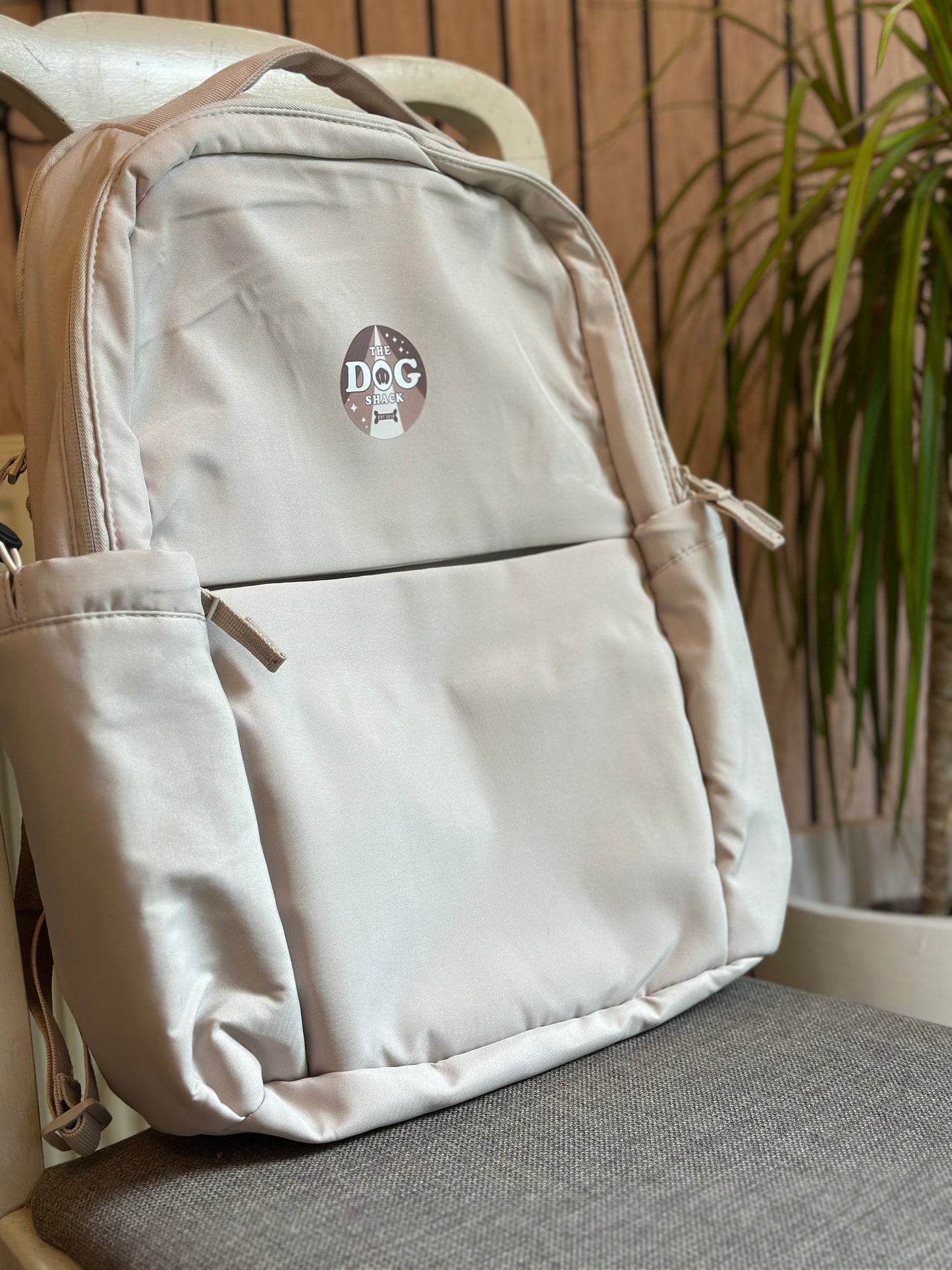 The Dog Shack Backpack- Stone