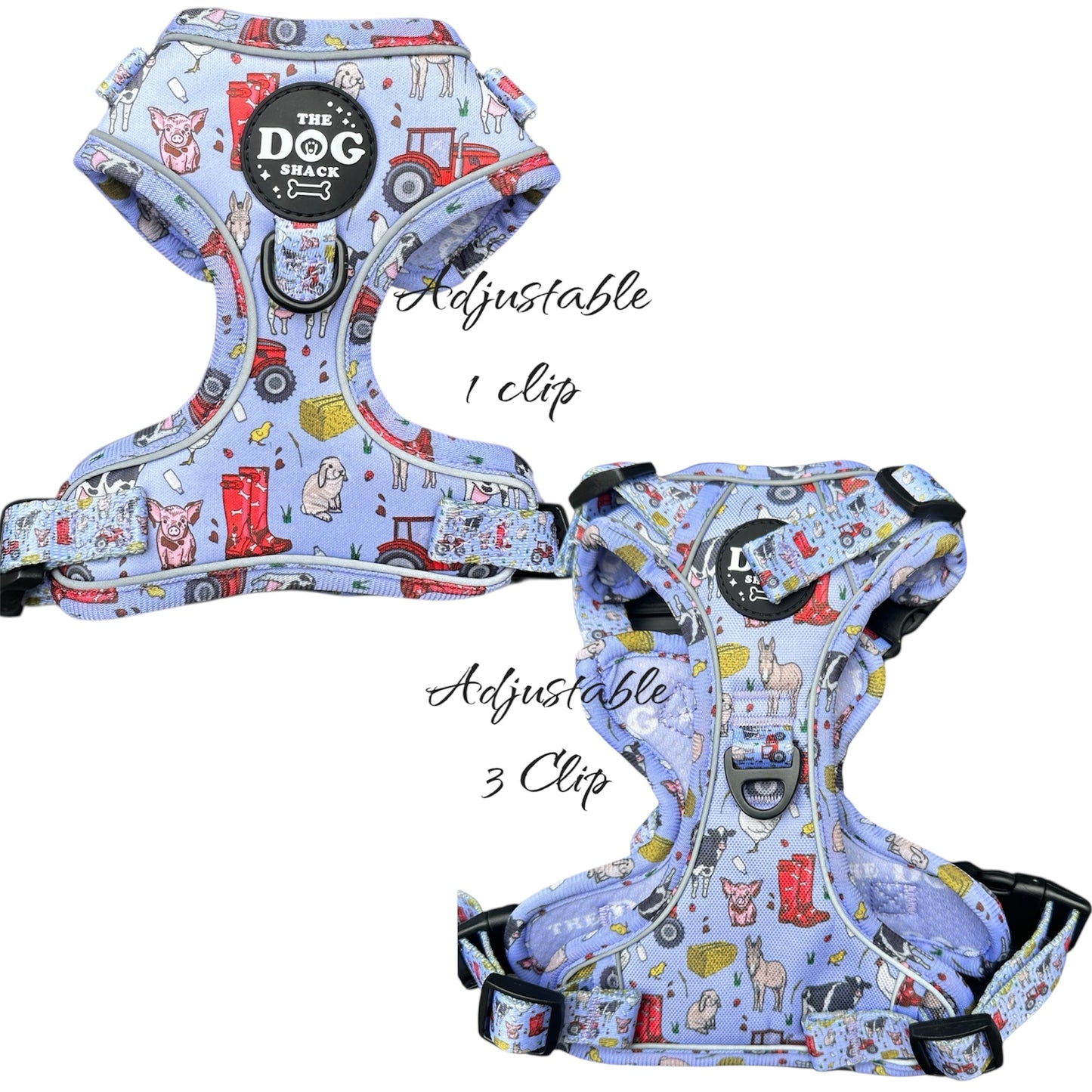 Adjustable 1 Clip & 3 harness - Freddie's Farm