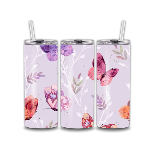 Tumbler 20oz -You Give Me Butterflies