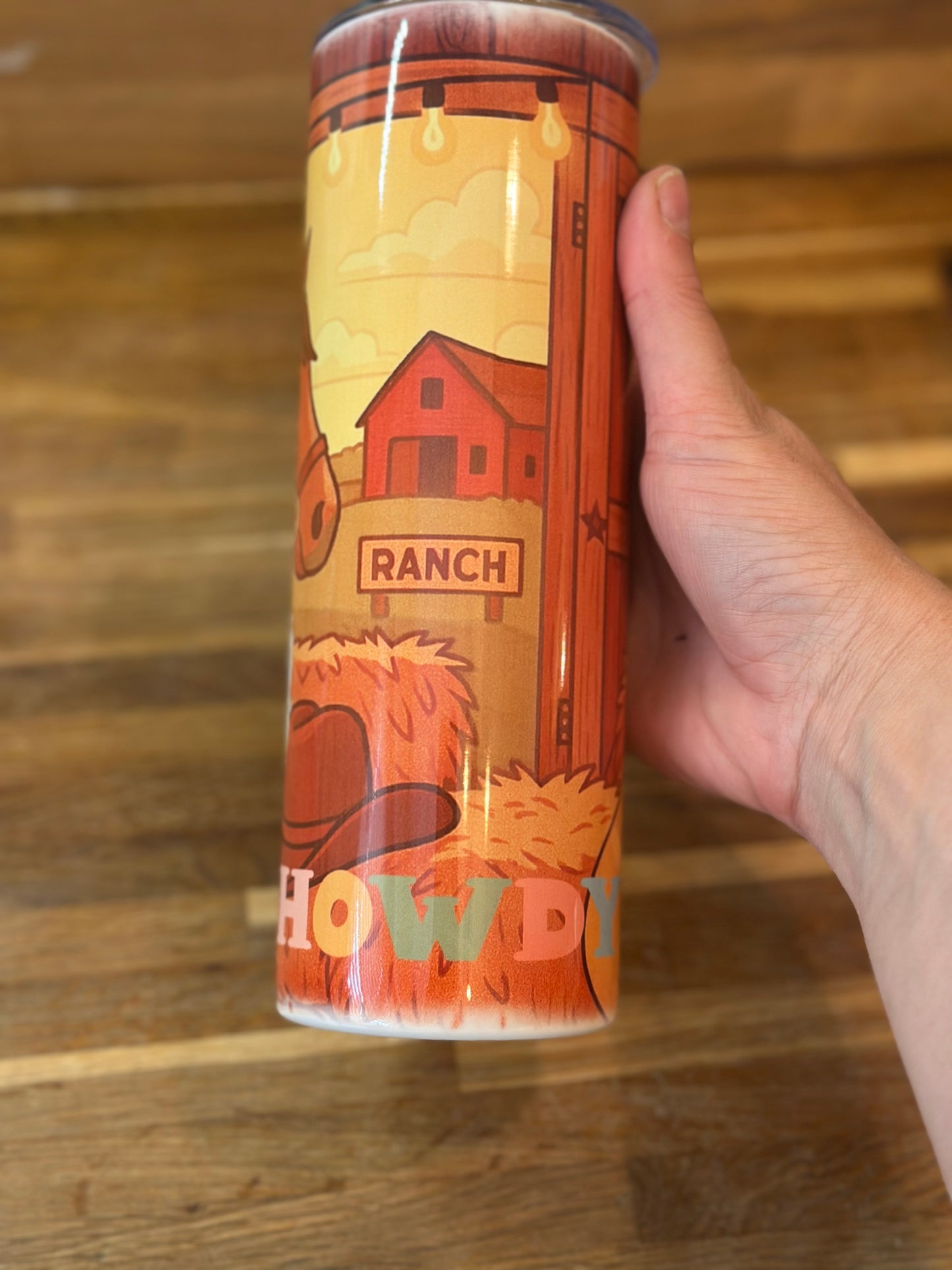 Personalised Tumbler 20oz - Howdy