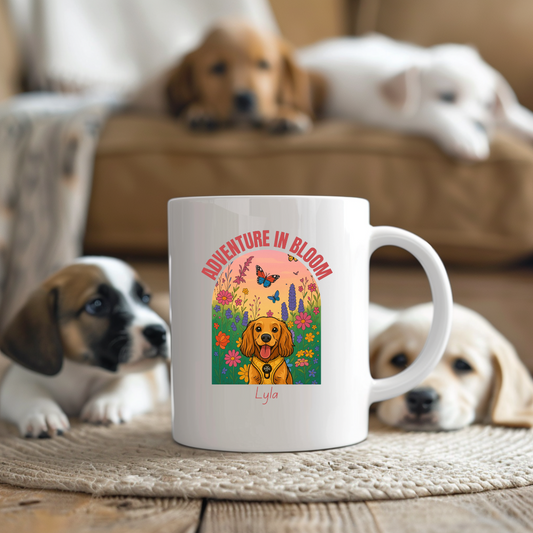 Adventure in Bloom Custom Mug
