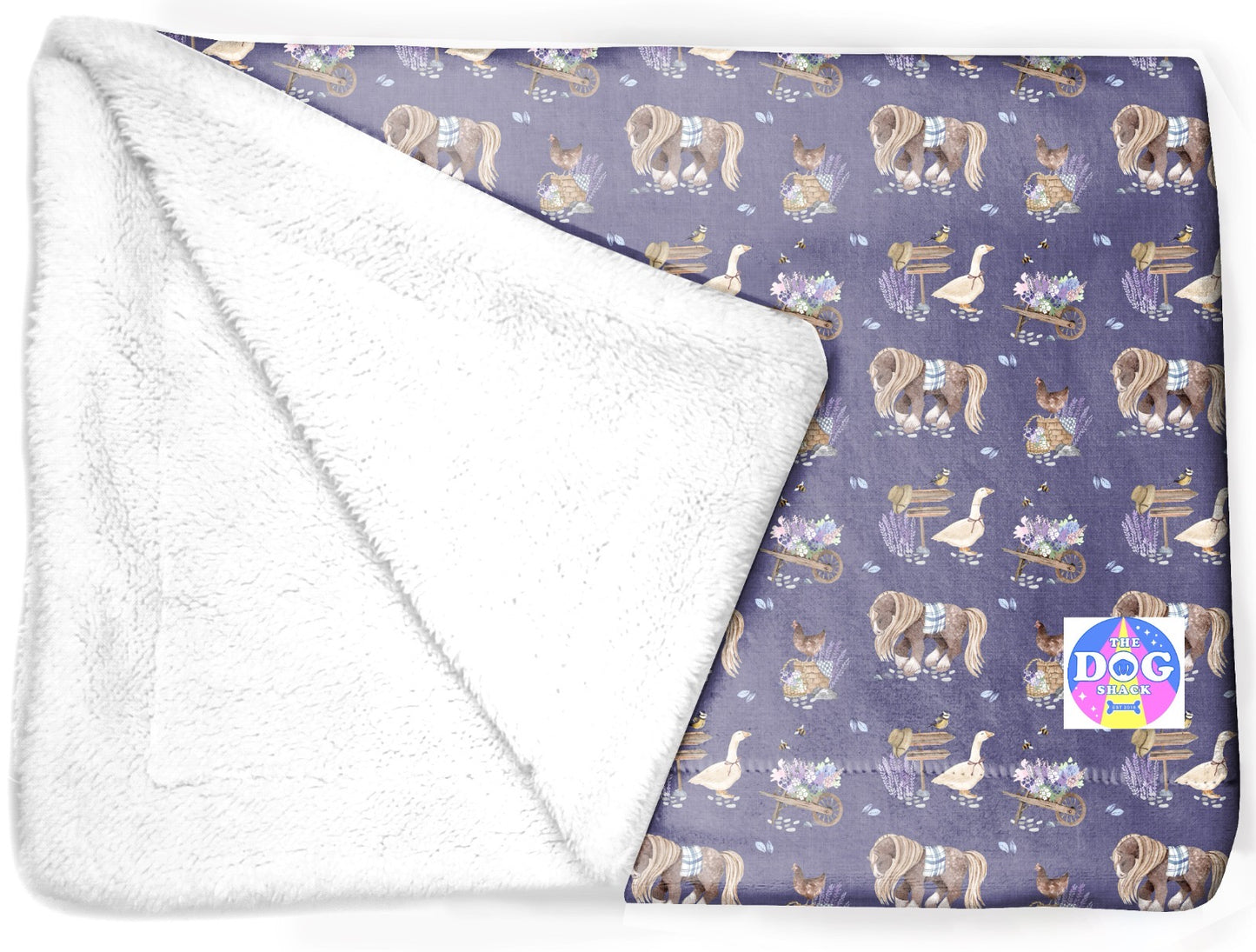 Dog Blanket - Lavender Countryside
