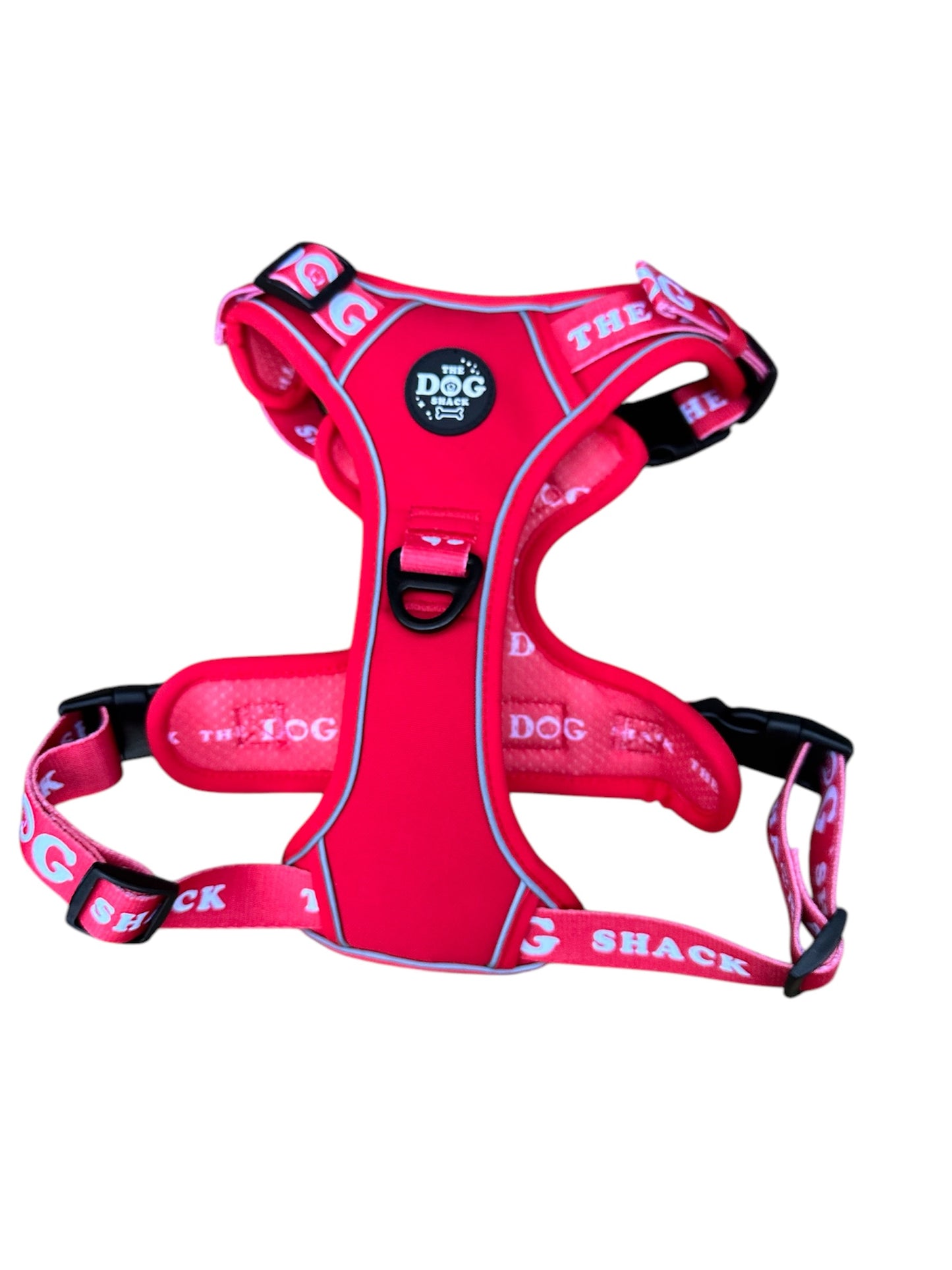 The Active Range 1 Clip & 3 clip harness - Neon Red