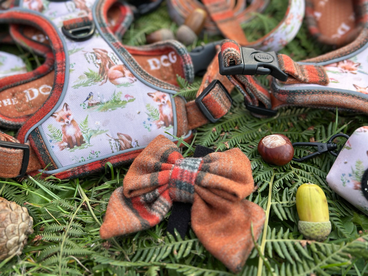 Sailor Bow Tie - Orange Tweed