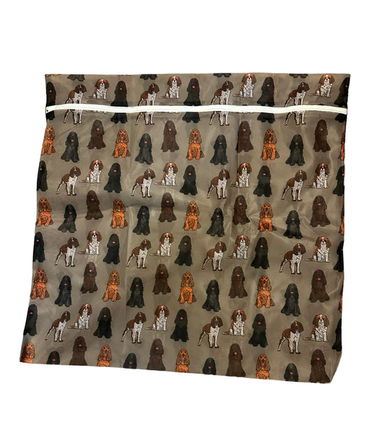 Dog Accessories Wash Bag - Spaniels