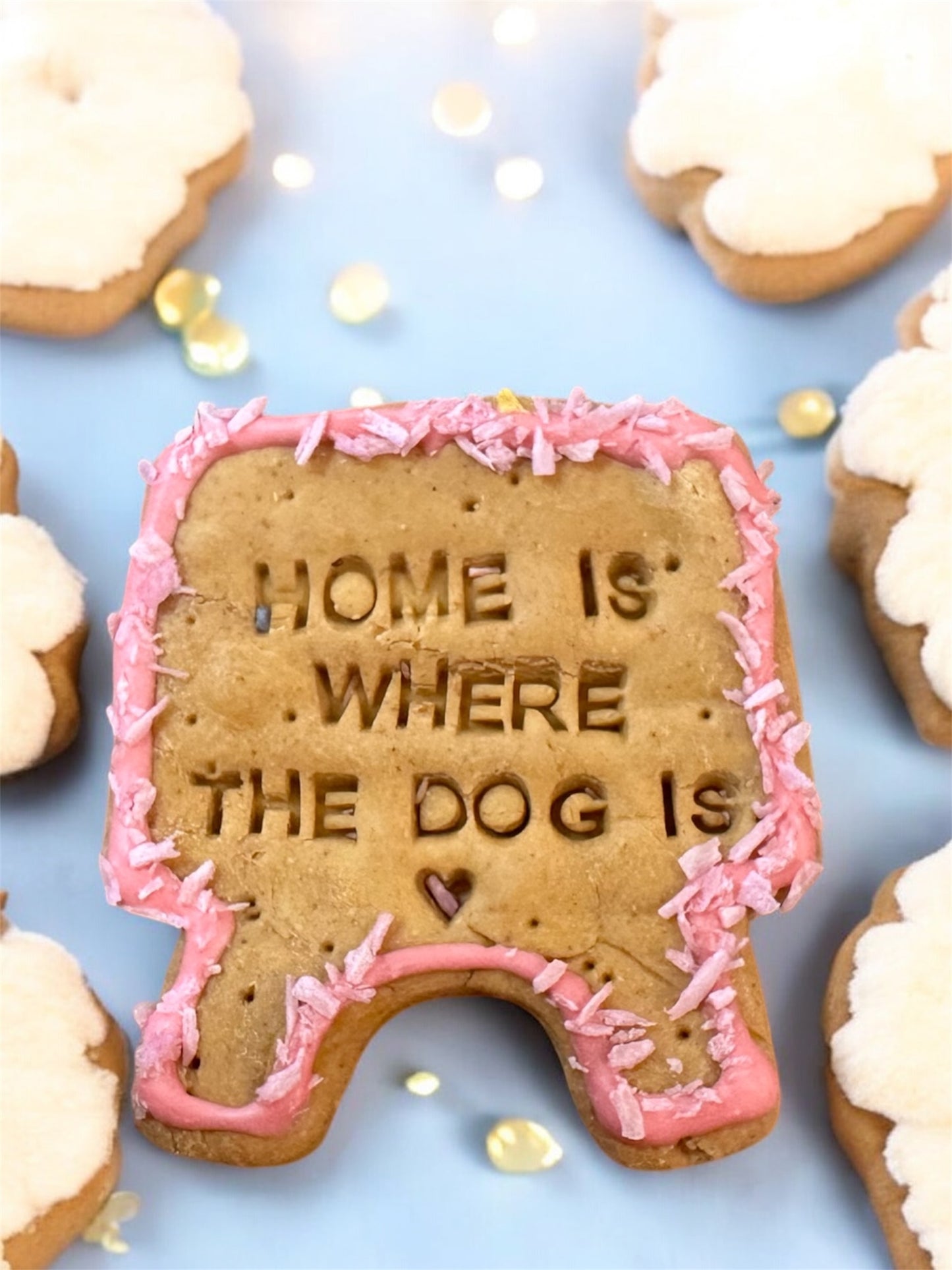 Dog Bakery “Home is where the dog is” Peanut Butter Dog Biscuits Wholesale