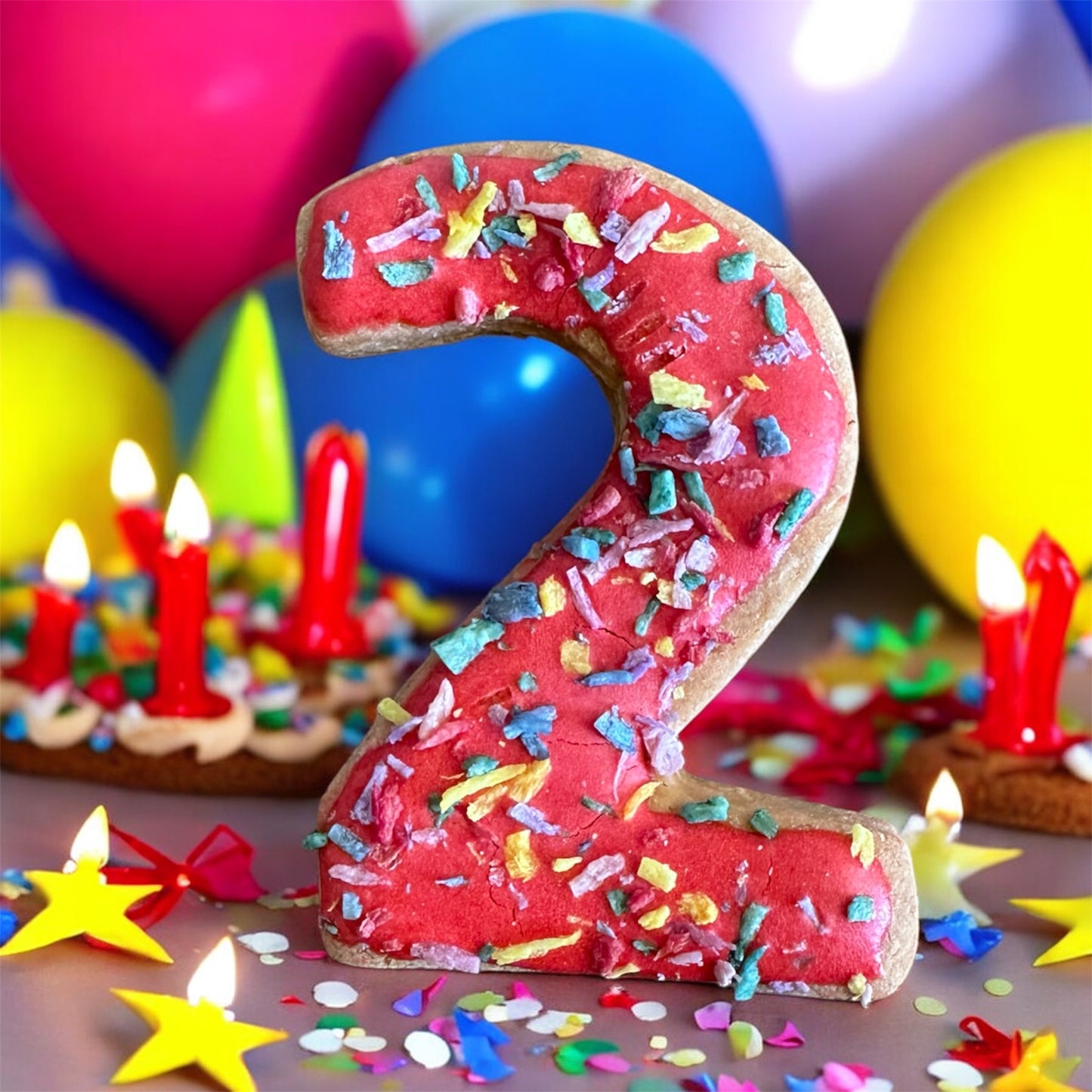 Birthday Numbers Grain Free Dog Biscuits Wholesale