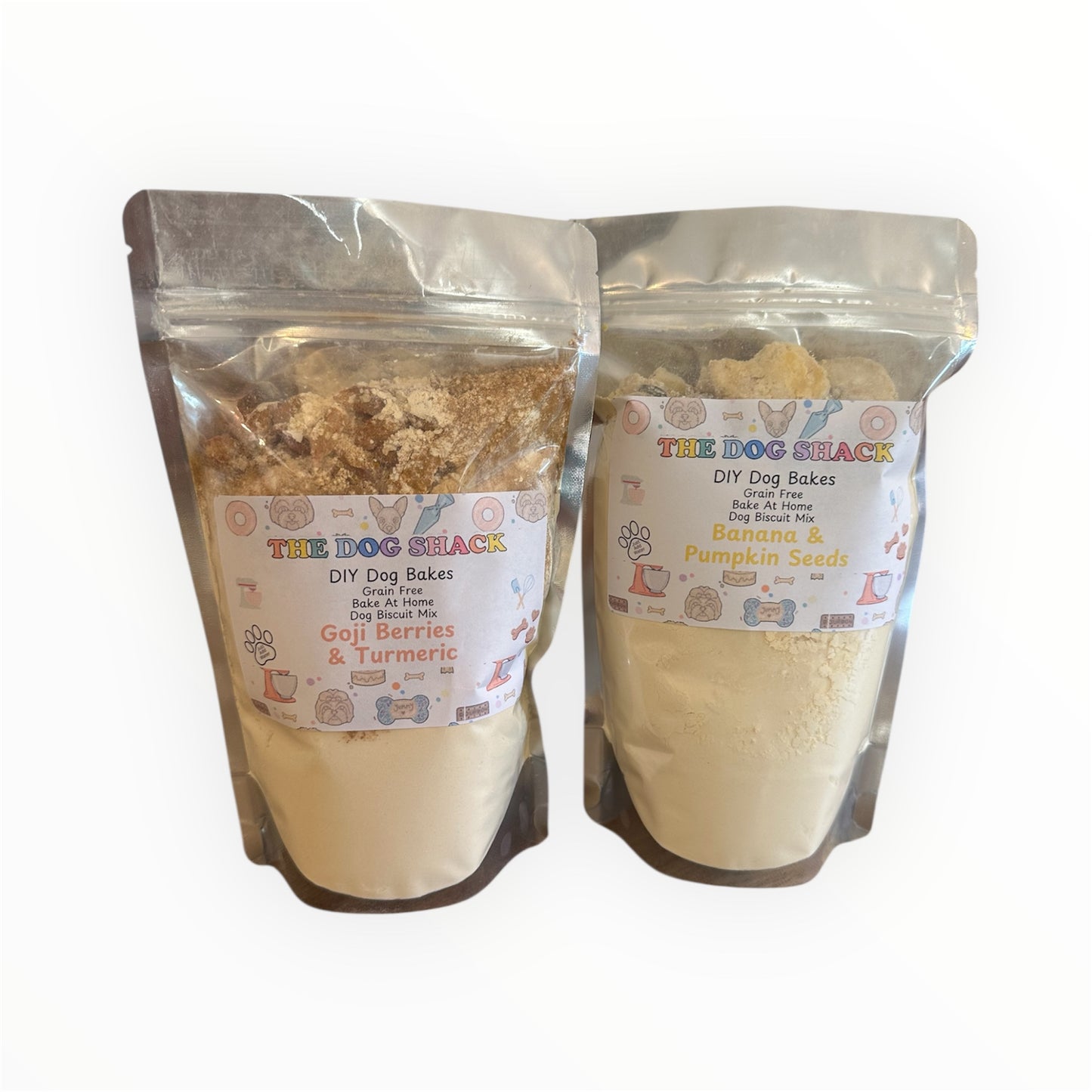 Bake at Home Dog Biscuit Kit - Banana & Pumpkin Seed