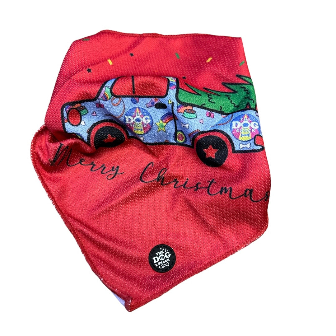 Tie On Bandana - Merry Christmas size small was £6