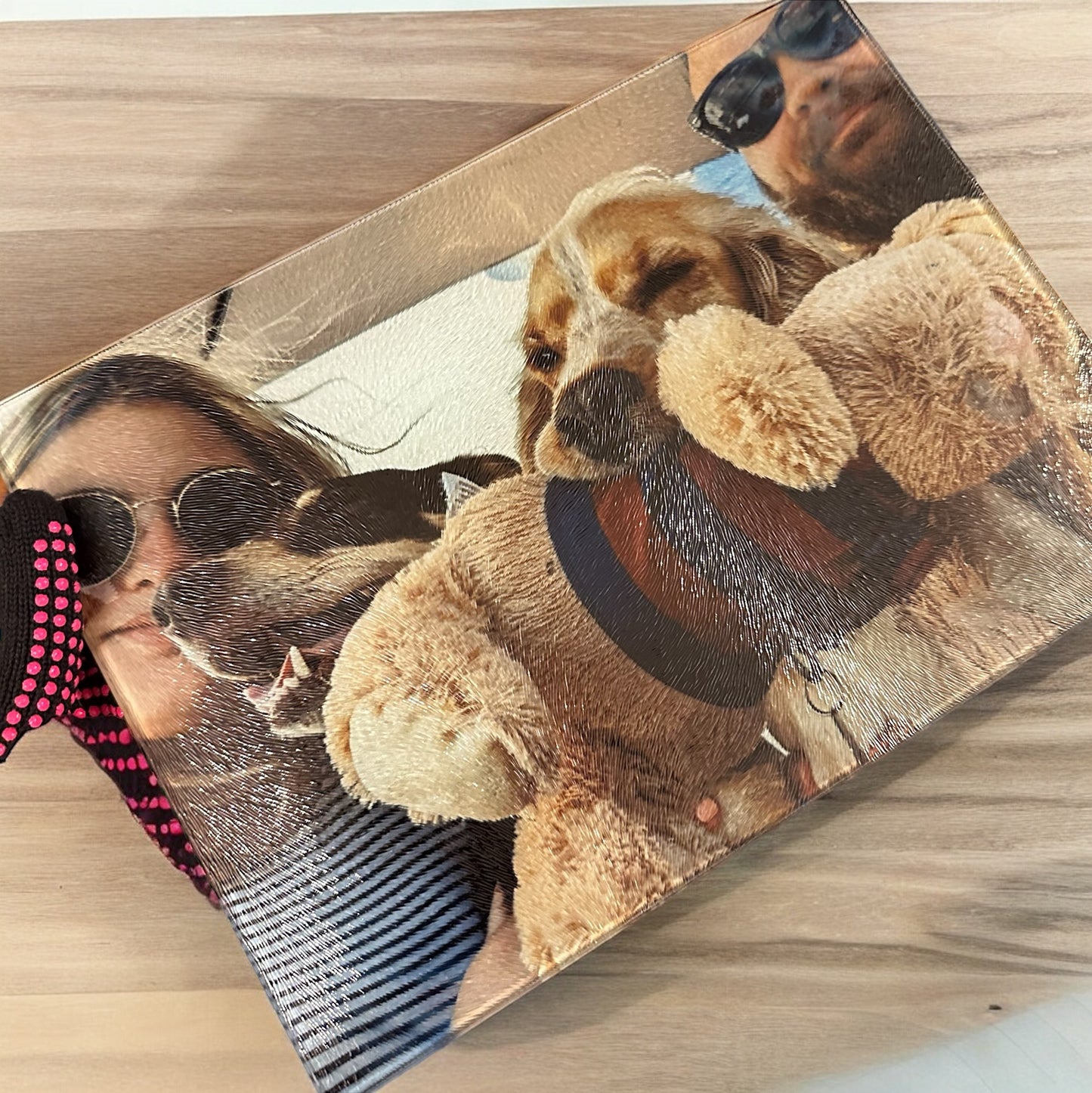 Personalised Glass Board A4