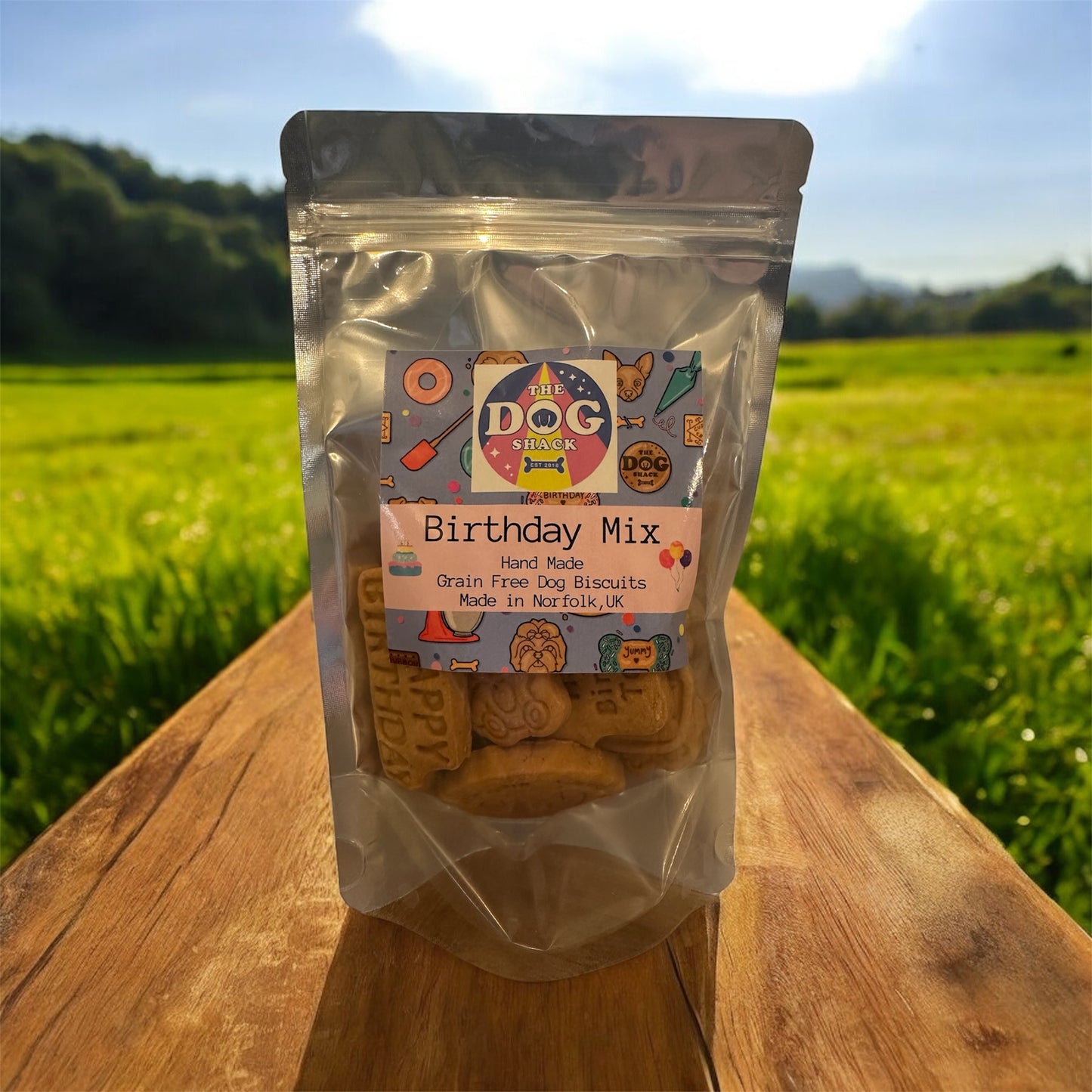 Happy Birthday Mix Grain Free Dog Biscuits Wholesale