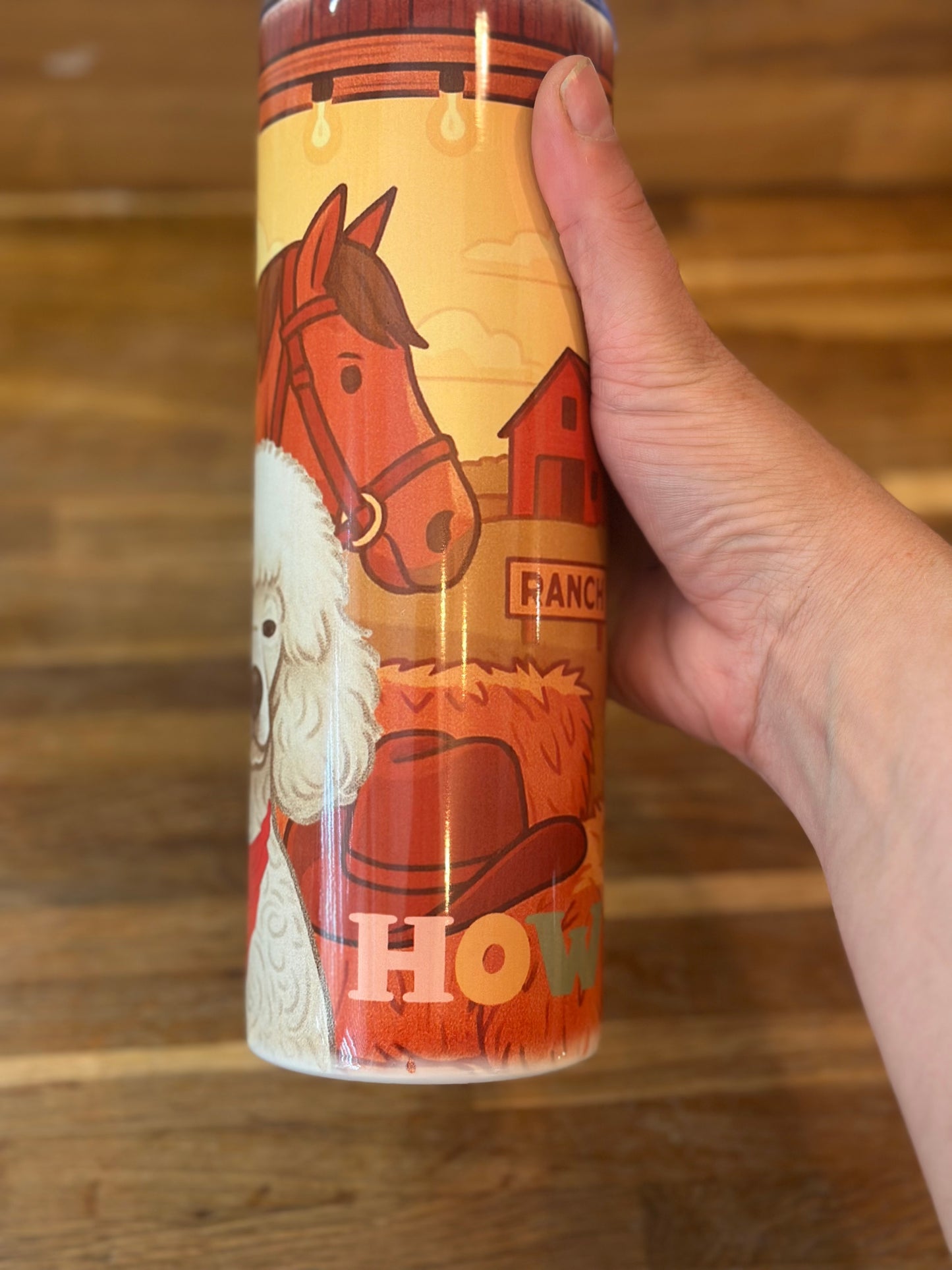Personalised Tumbler 20oz - Howdy