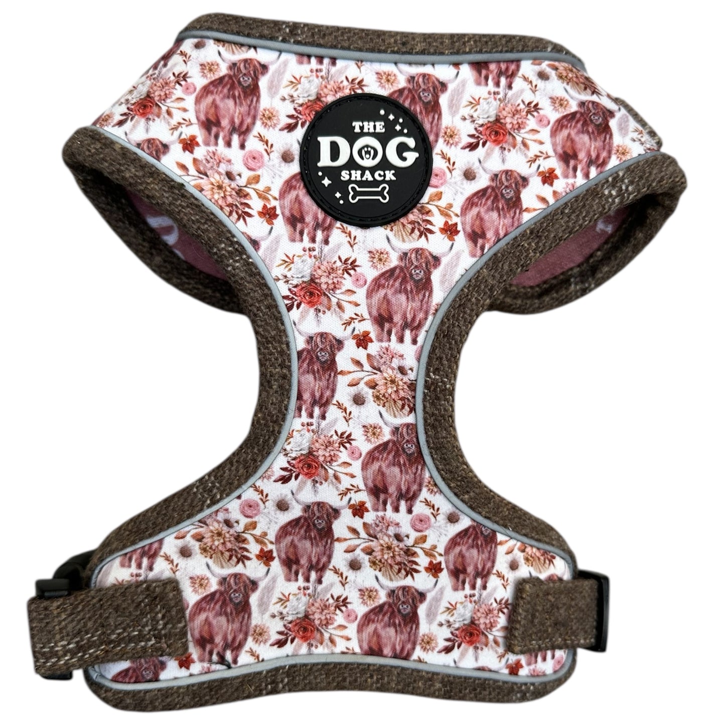 Adjustable 1 Clip & 3 harness - Harri The Highland Cow