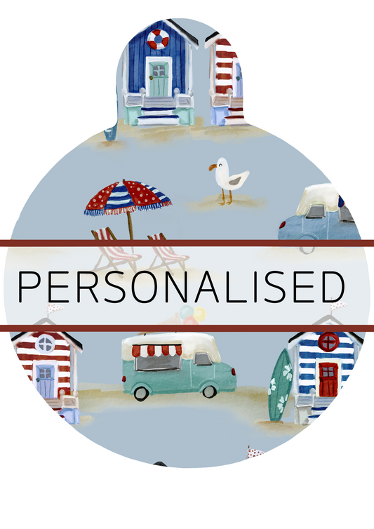 Personalised Pet ID Tags - Beach Pup