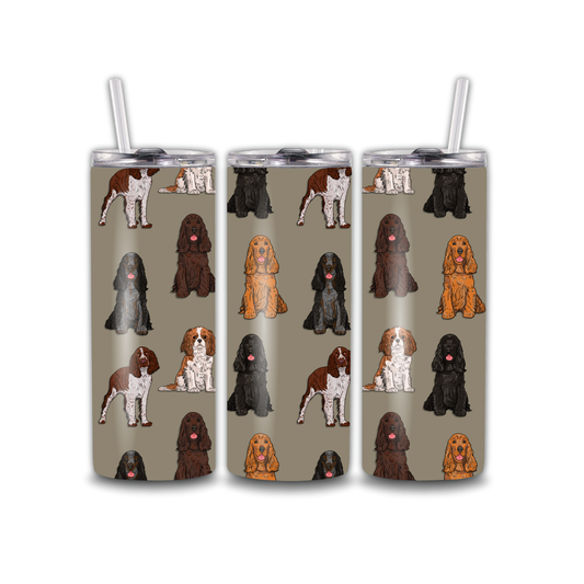 Tumbler 20oz -Spaniels
