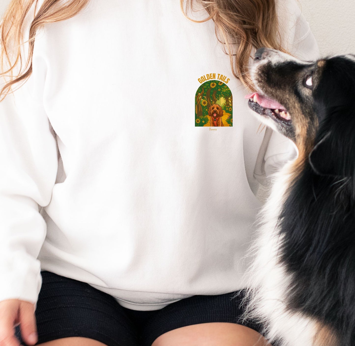 Golden Tails Custom Hoodie - Adult