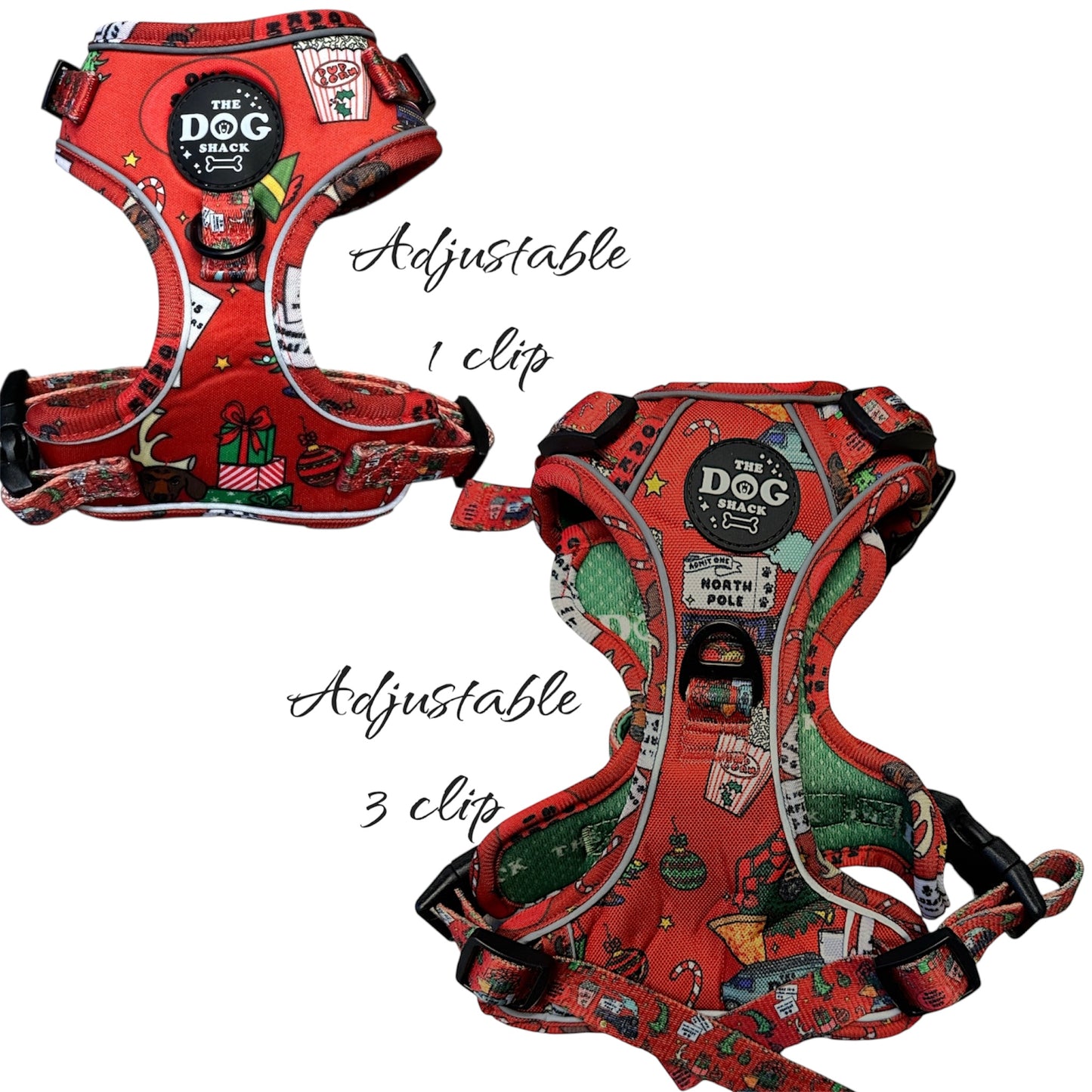 Adjustable 1 Clip & 3 Clip Harness - Christmas at the movies