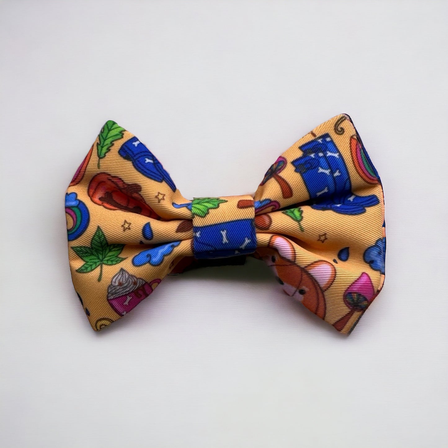 Bow Tie - Autumn Leaves & Walkies Please was £6
