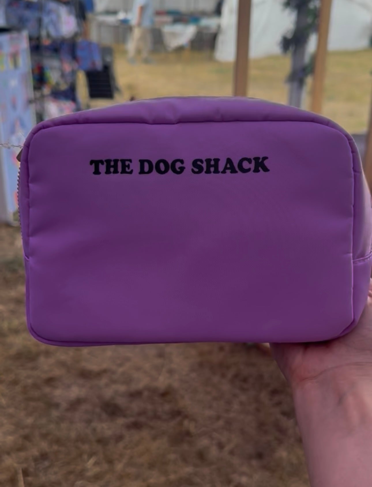 Dog Walking Across The Body Bum Bag - Purple