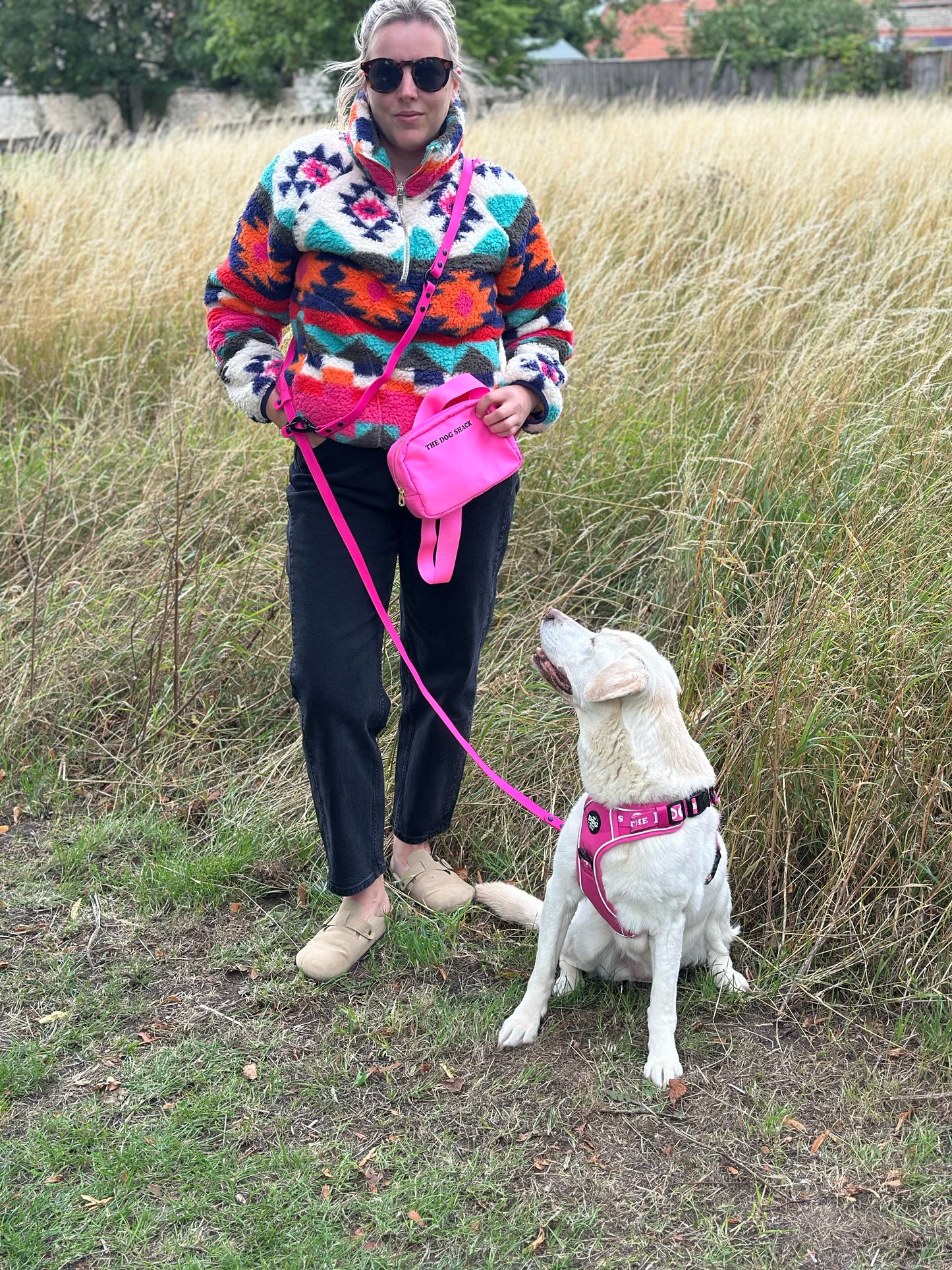 Multi Way Hands Free Dog Lead - Pink