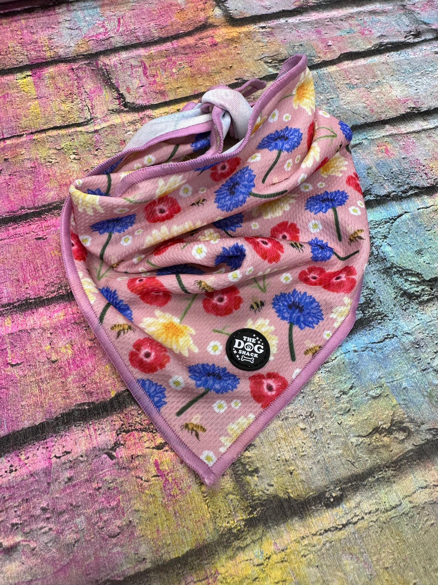 Tie On Bandana - Floral as can Bee size large was £6