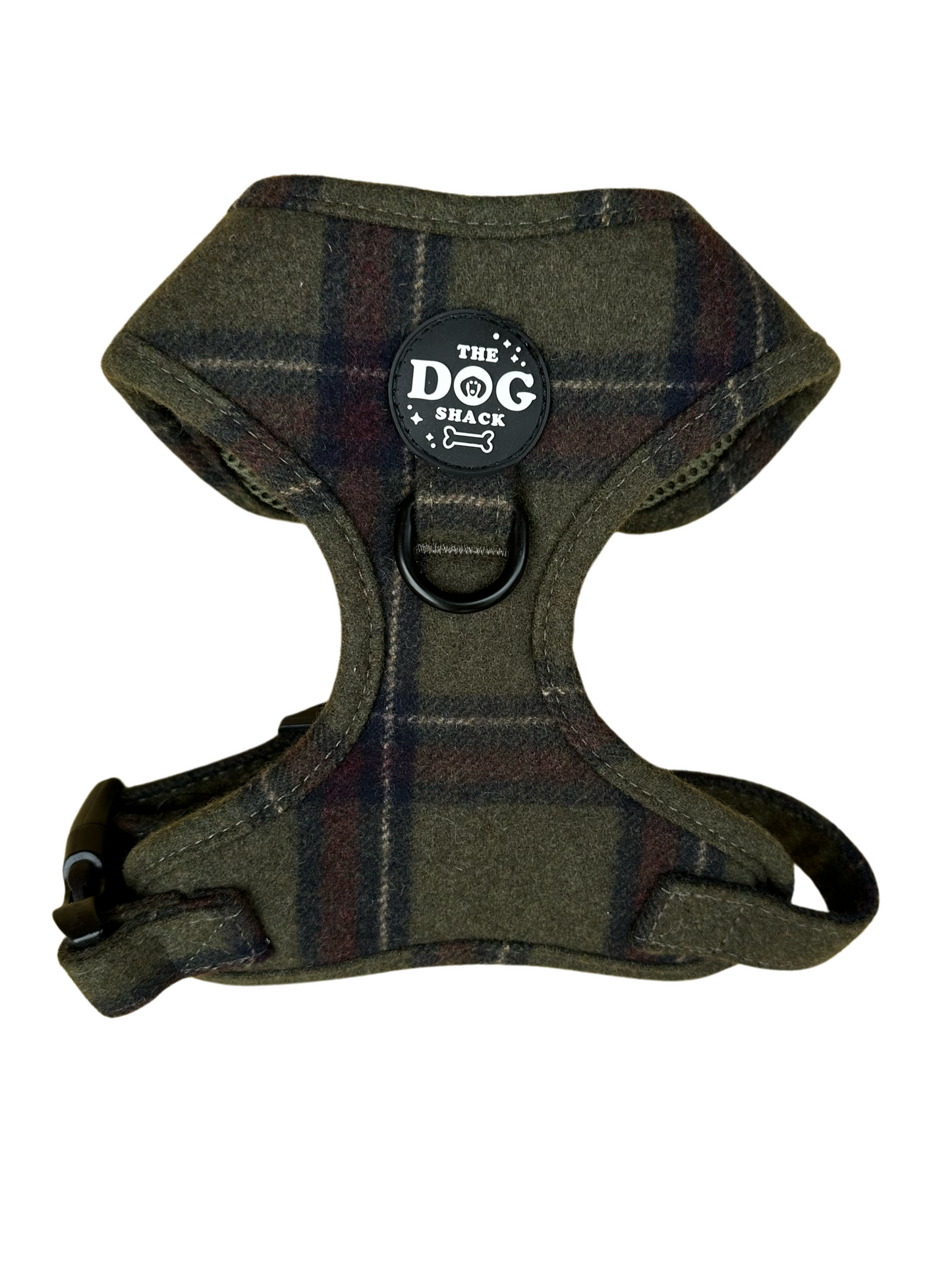 Adjustable 1 Clip & 3 Clip Harness - Green Tweed