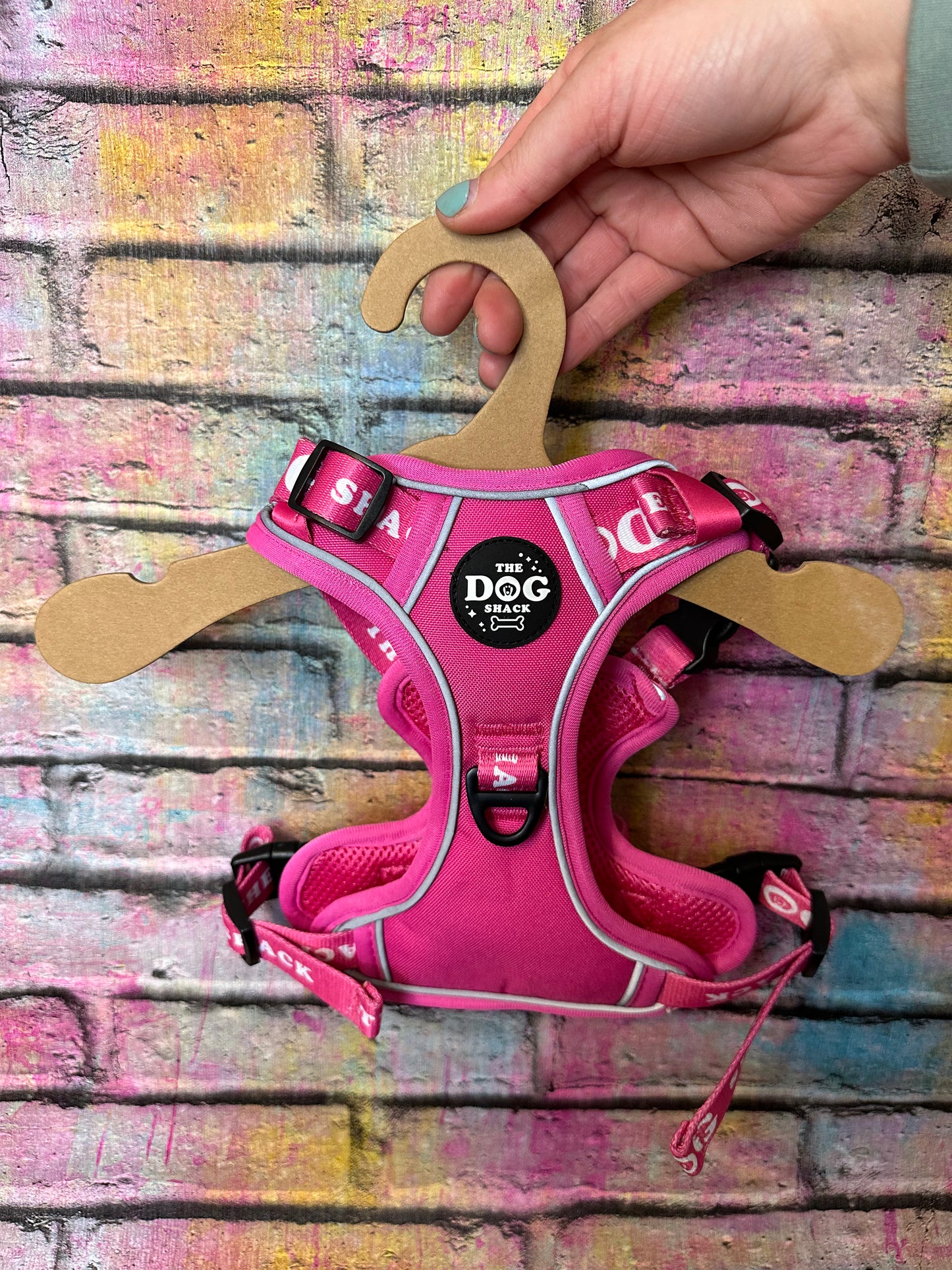 The Active 3 clip harness - Neon Pink