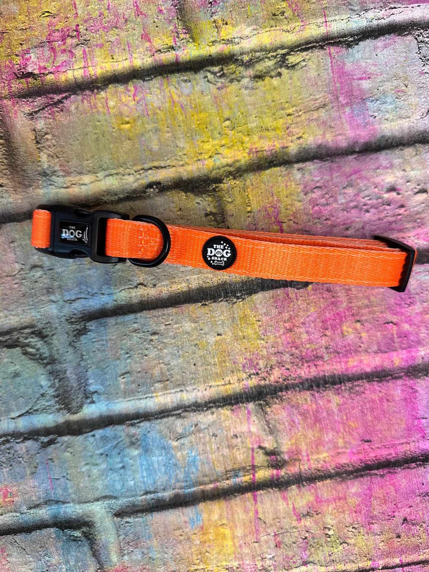 Collar - Neon Orange size medium was £12