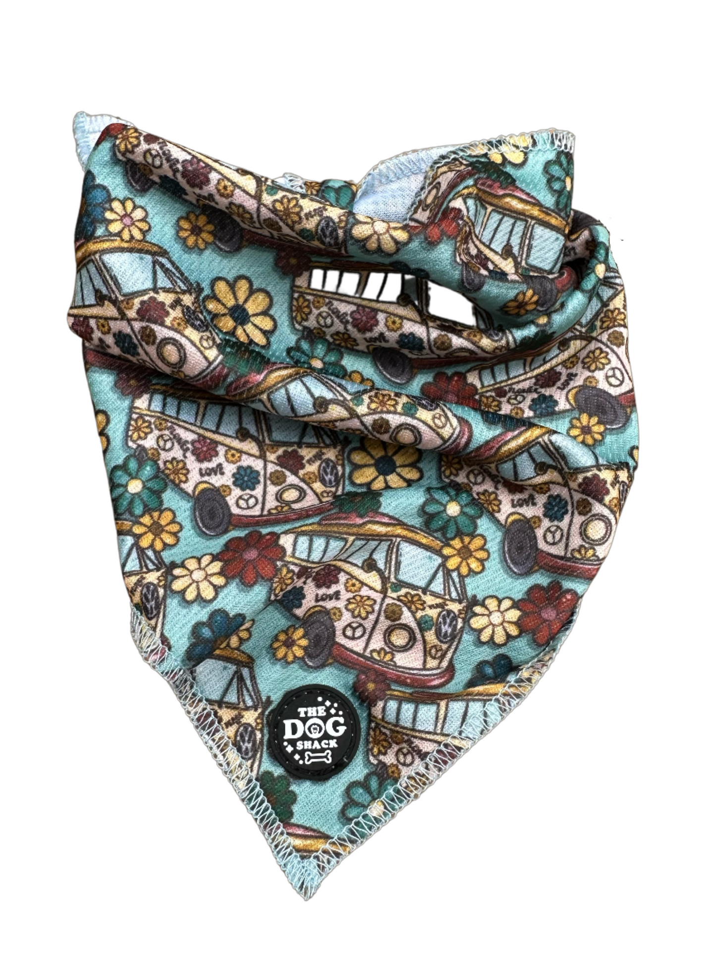 Tie On Bandana - Happy Campers size large was £6