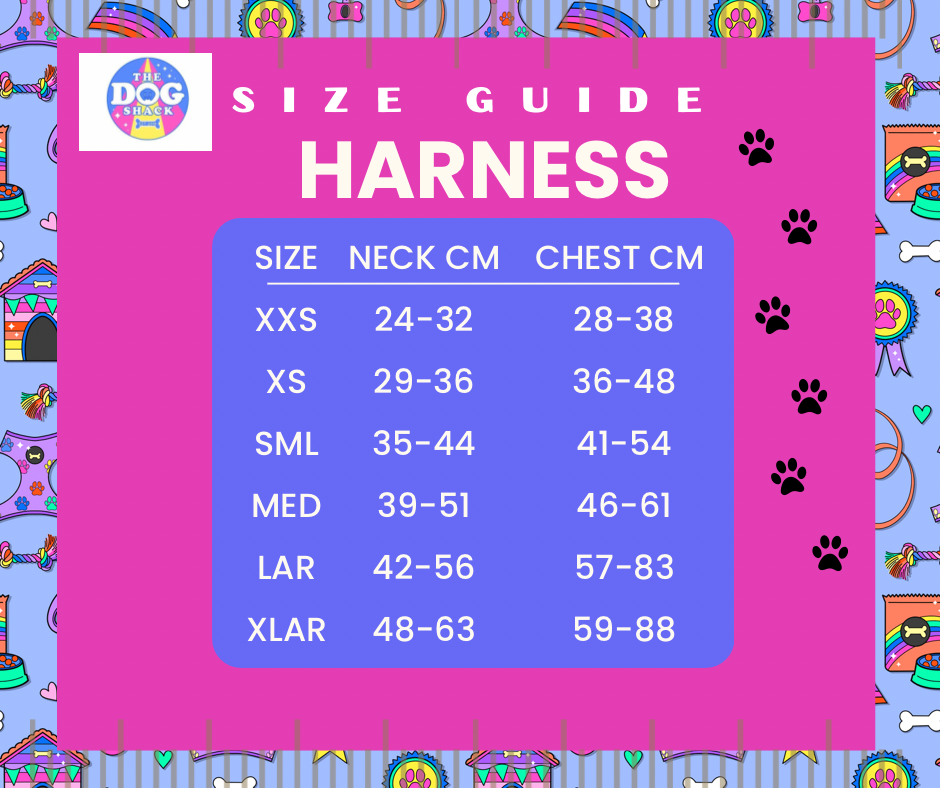 Adjustable Harness - Basil’s Winter Wonderland size XXS was £25