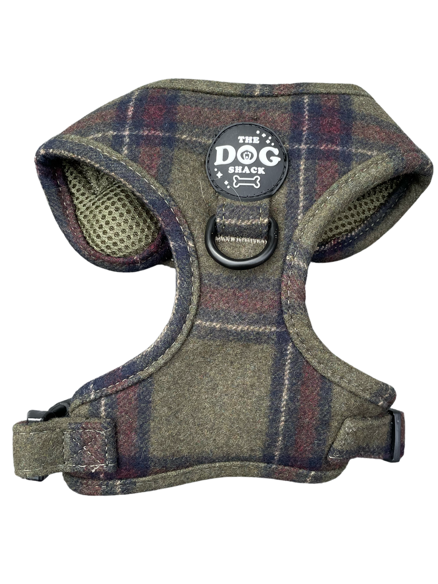 Adjustable 1 Clip & 3 Clip Harness - Green Tweed
