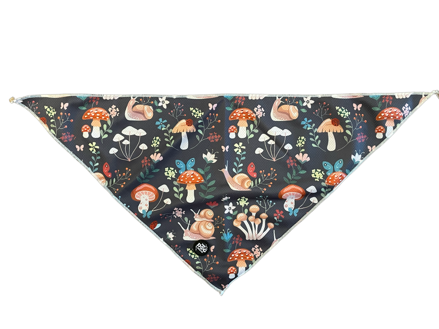 Tie On Bandana - Mush-Vrooms go Faster than Snails size small was £6