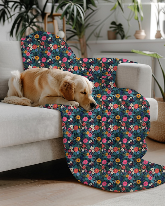 Dog Blanket -Ditsy Flowers