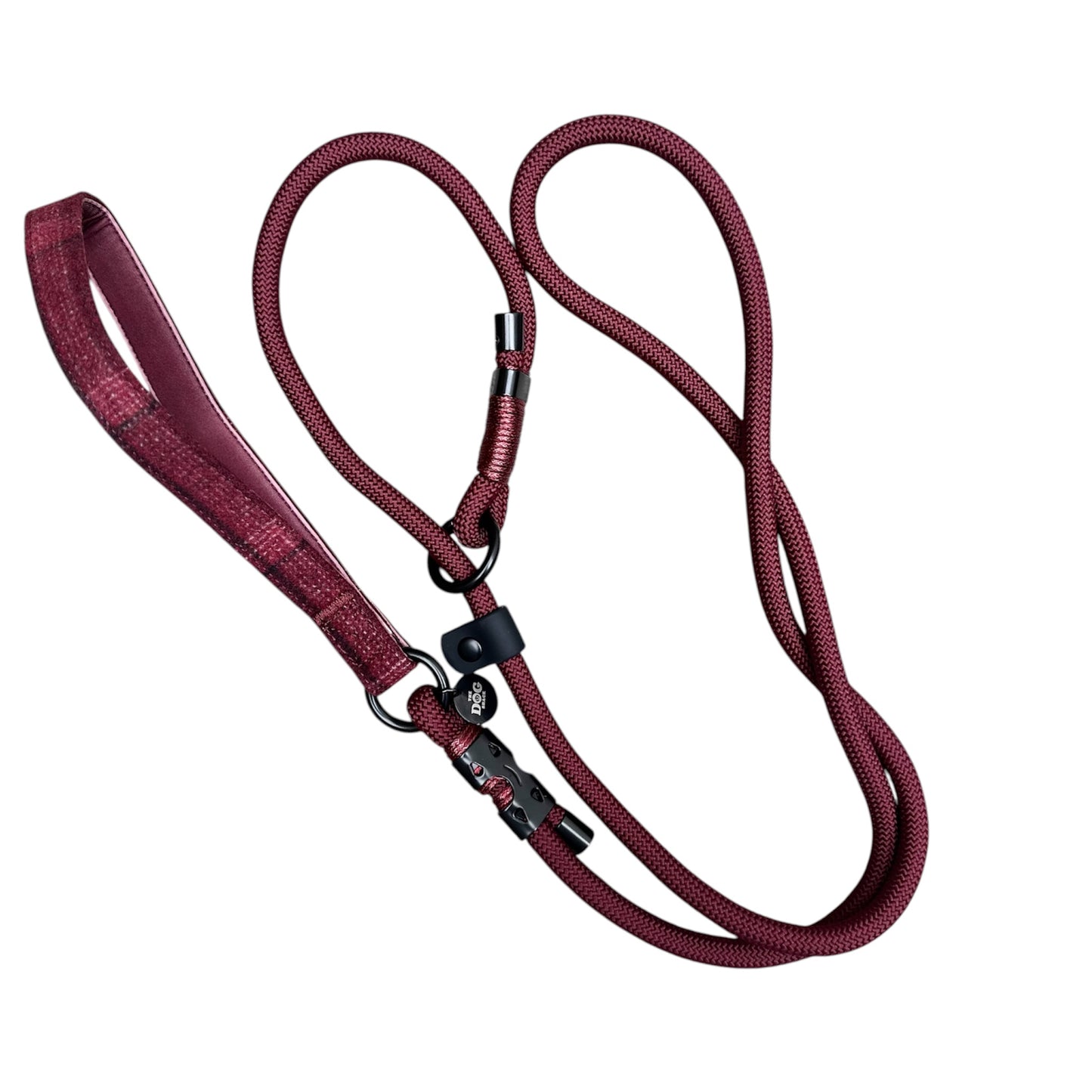 Slip lead with Red Tweed Handle