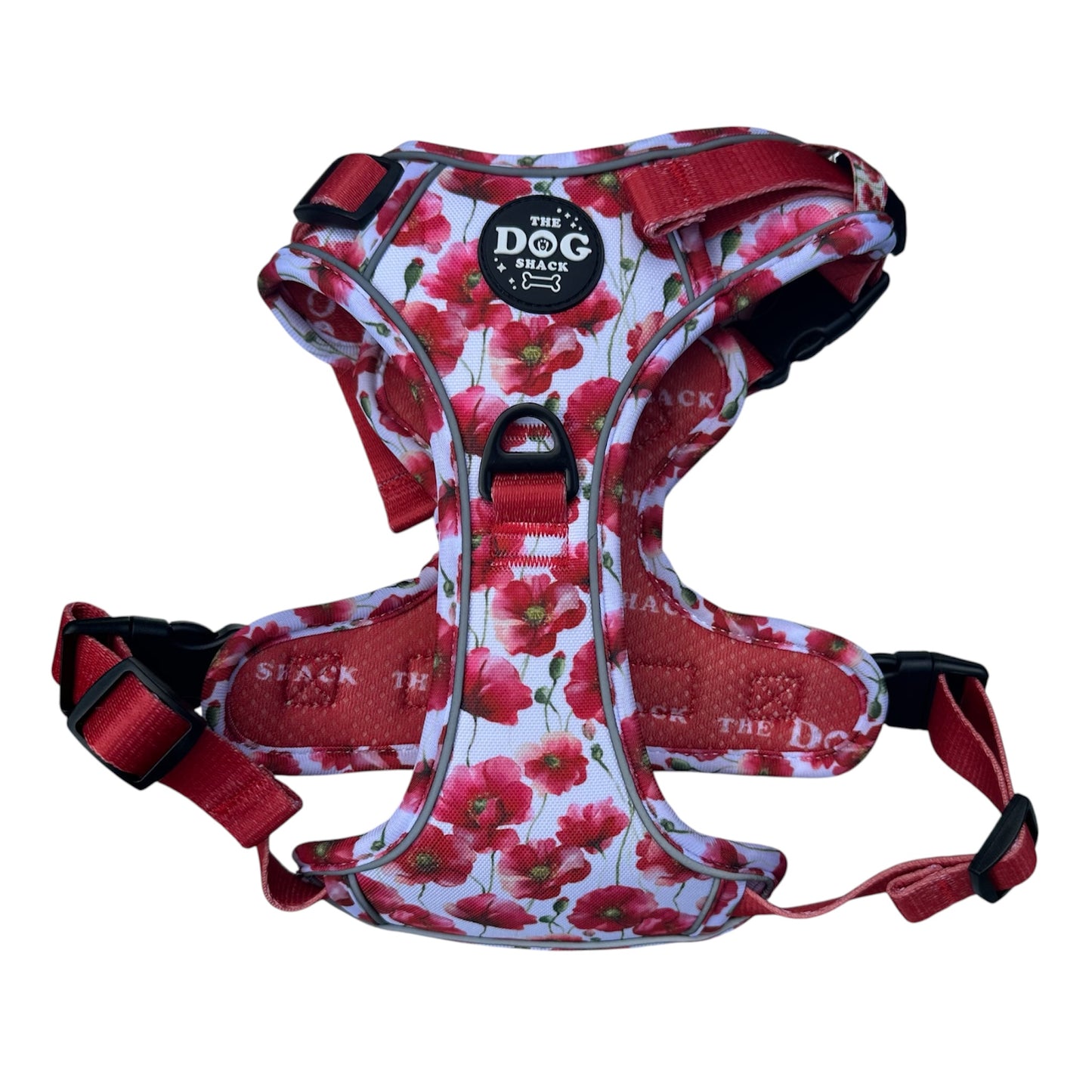 Adjustable 1 Clip & 3 clip harness - Poppies
