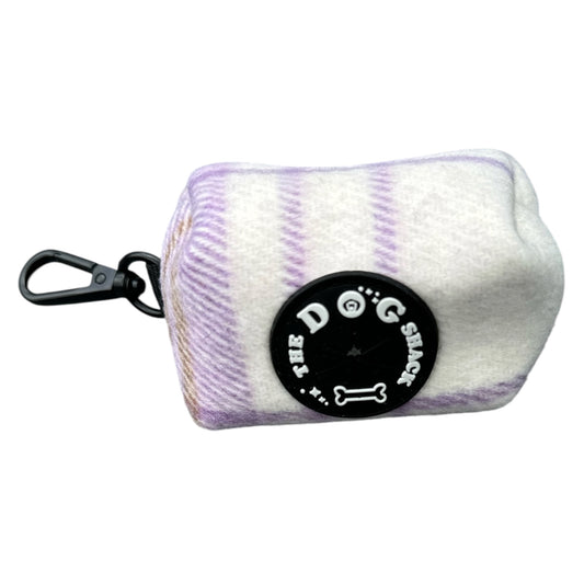 Poo Bag Holder  - Lavender Tweed