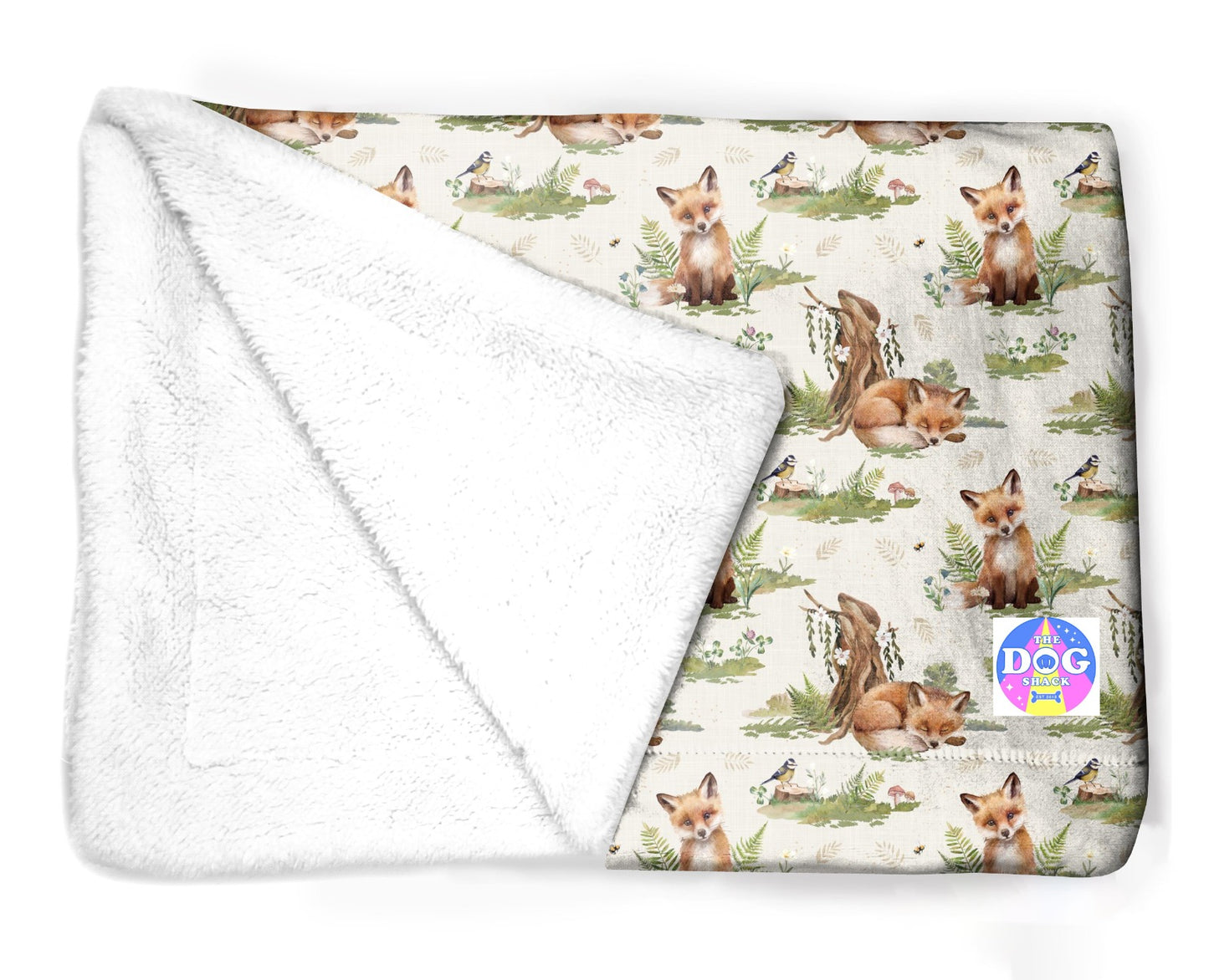 Dog Blanket - Orange tweed x Fern Fox
