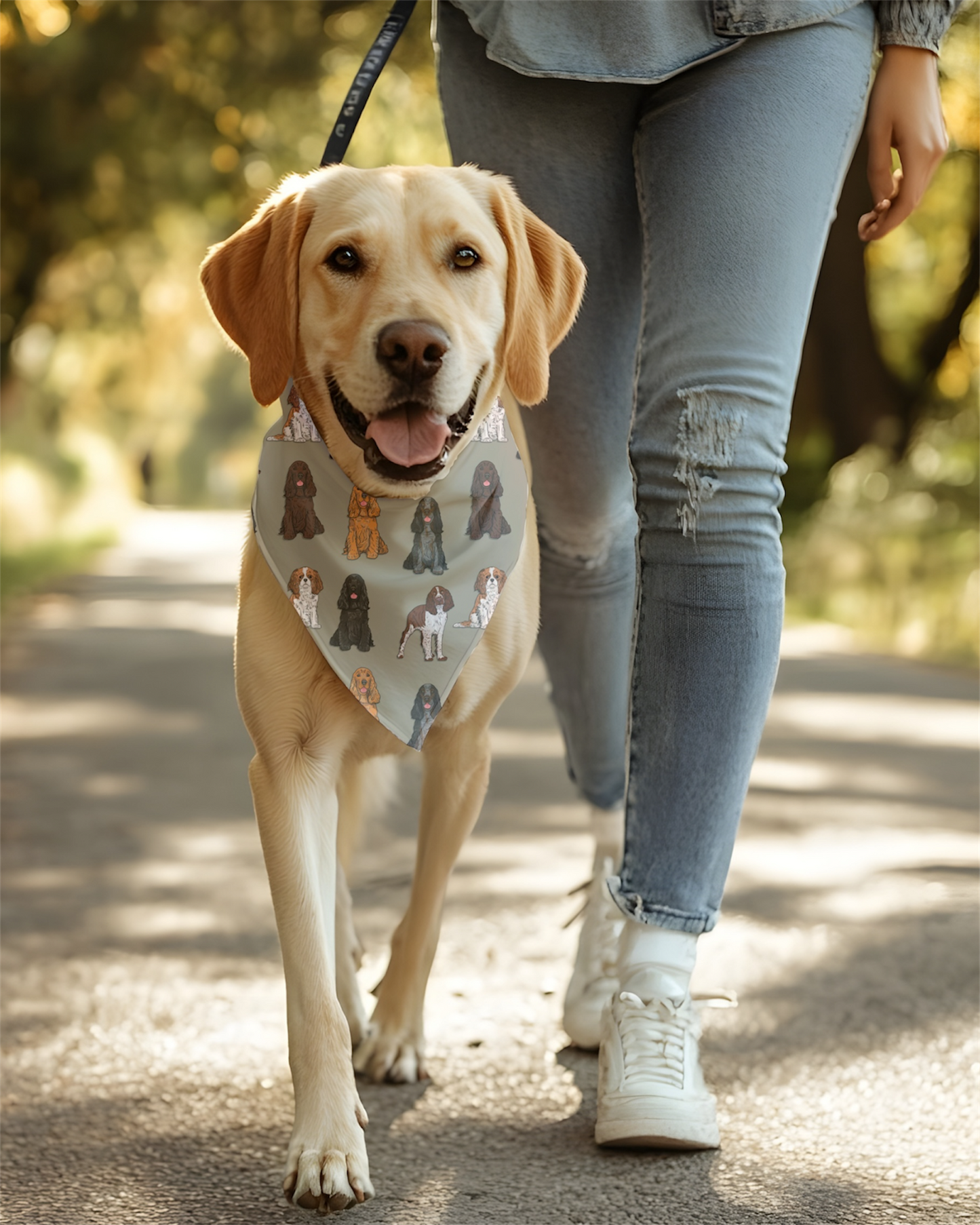 Tie On Bandana - Spaniel