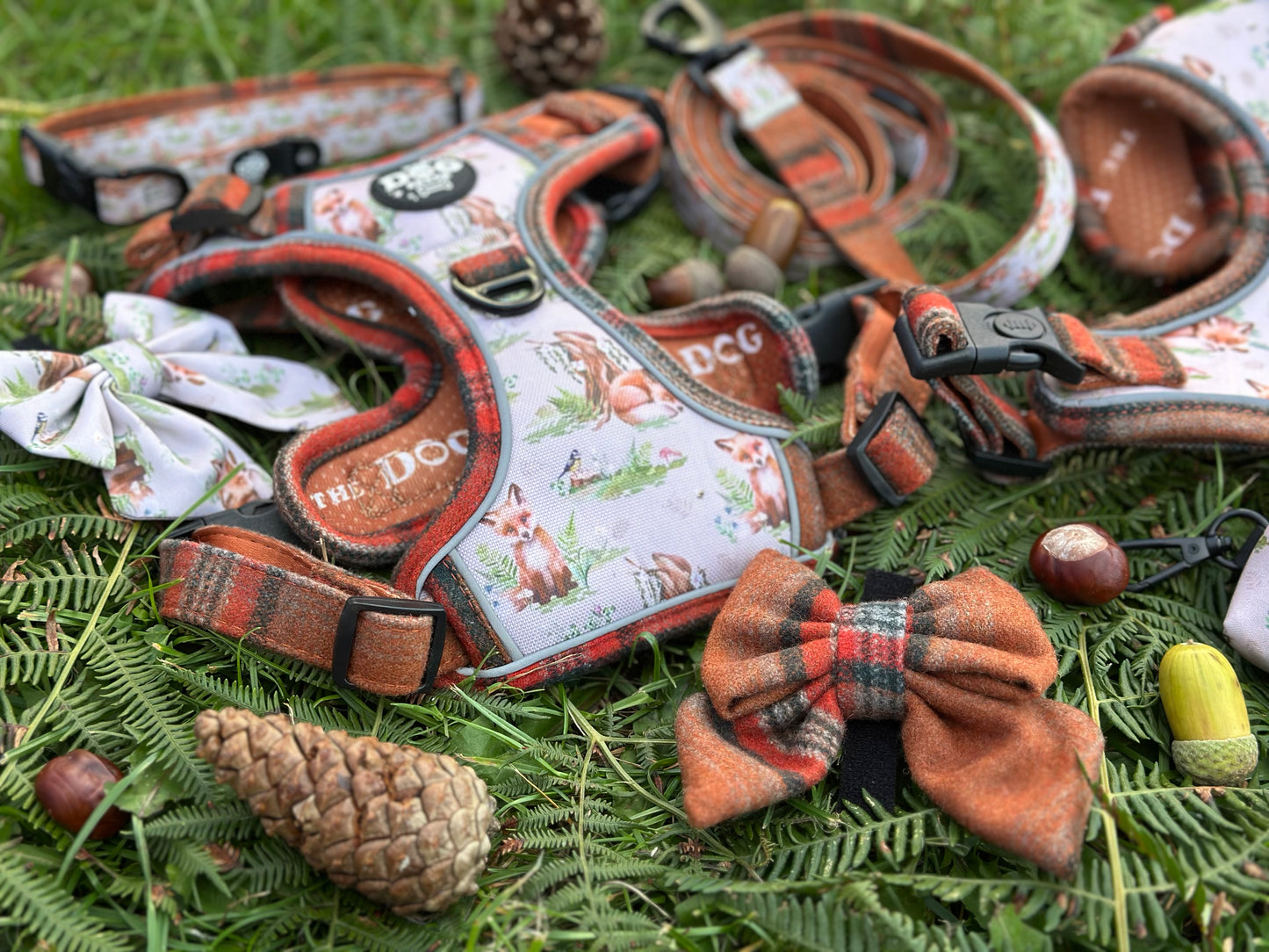 Sailor Bow Tie  - Orange Tweed