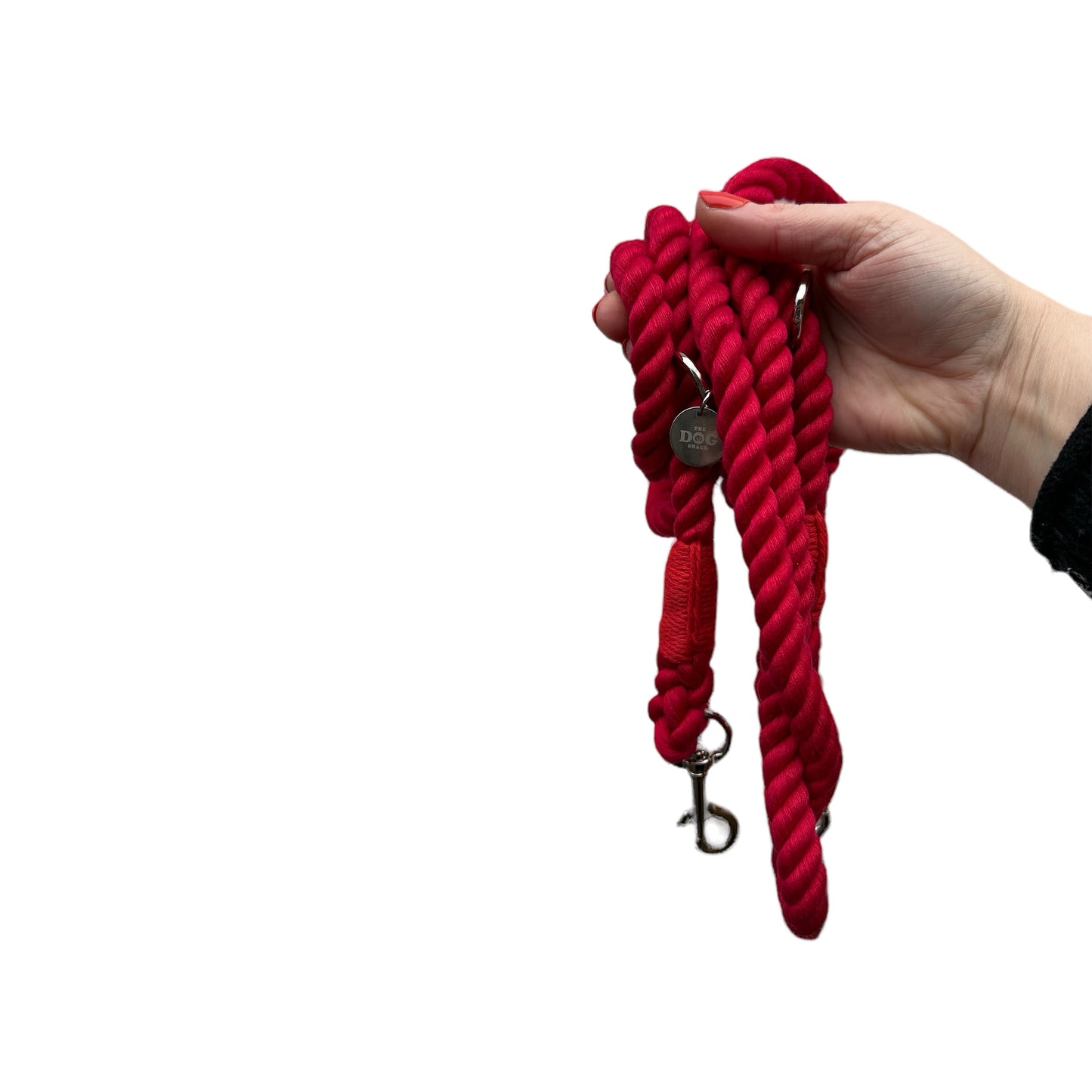 Rope Lead Single Handle Ended- Red