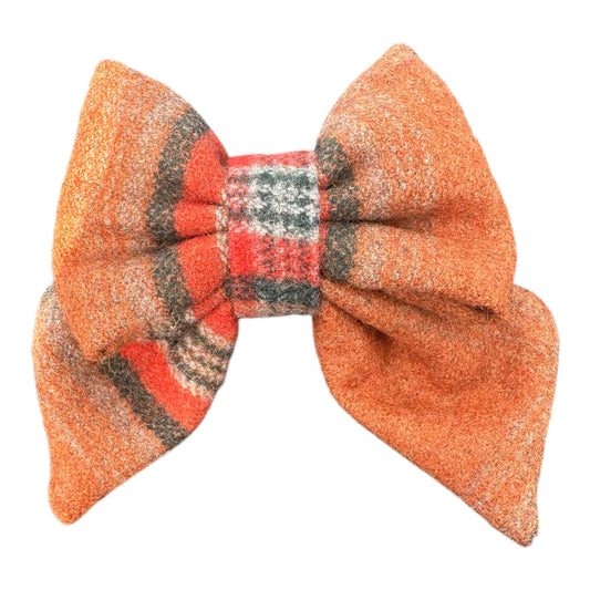 Sailor Bow Tie  - Orange Tweed