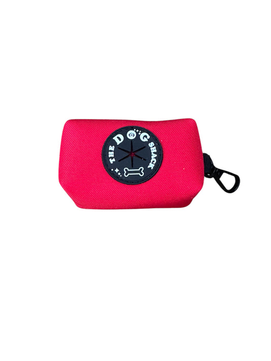 Poo Bag Holder  - Neon Red