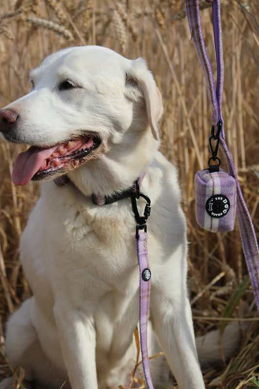 Poo Bag Holder  - Lavender Tweed