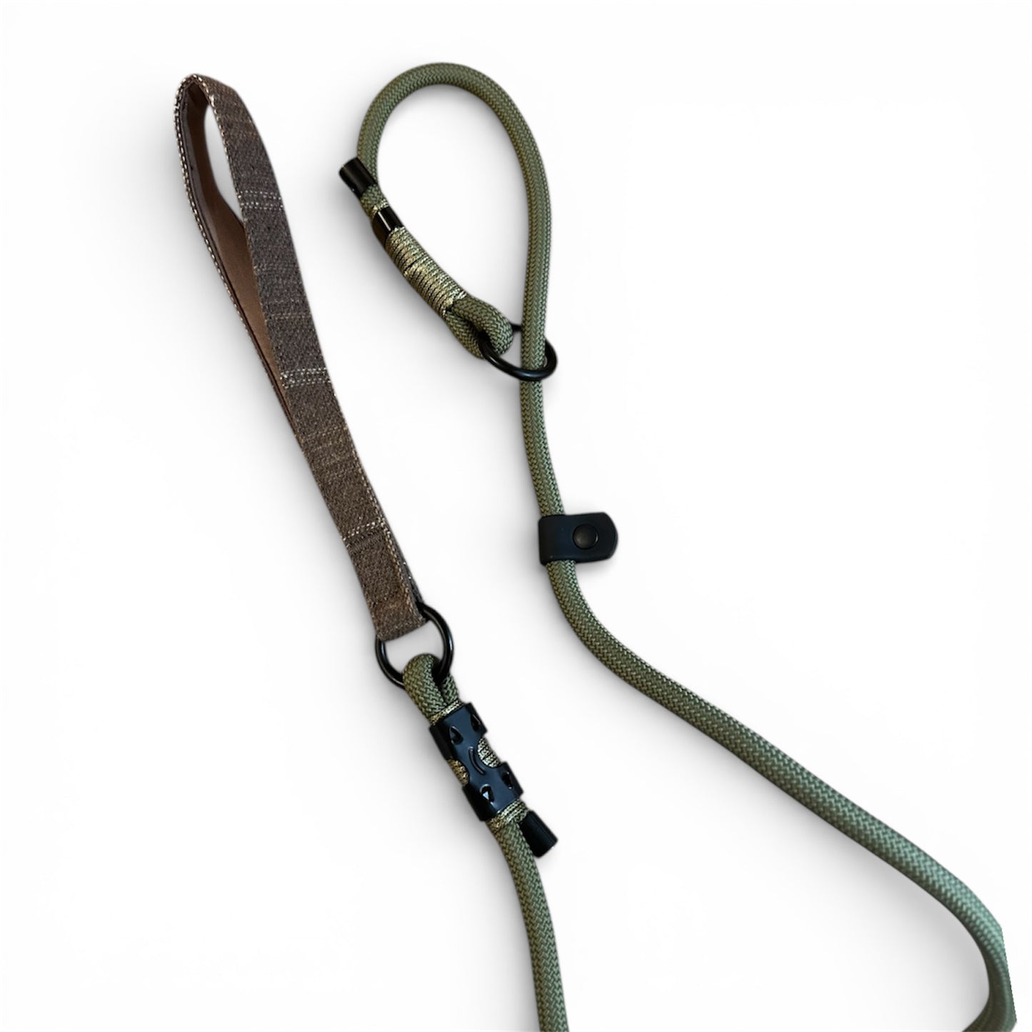 Slip lead with Brown Tweed Handle